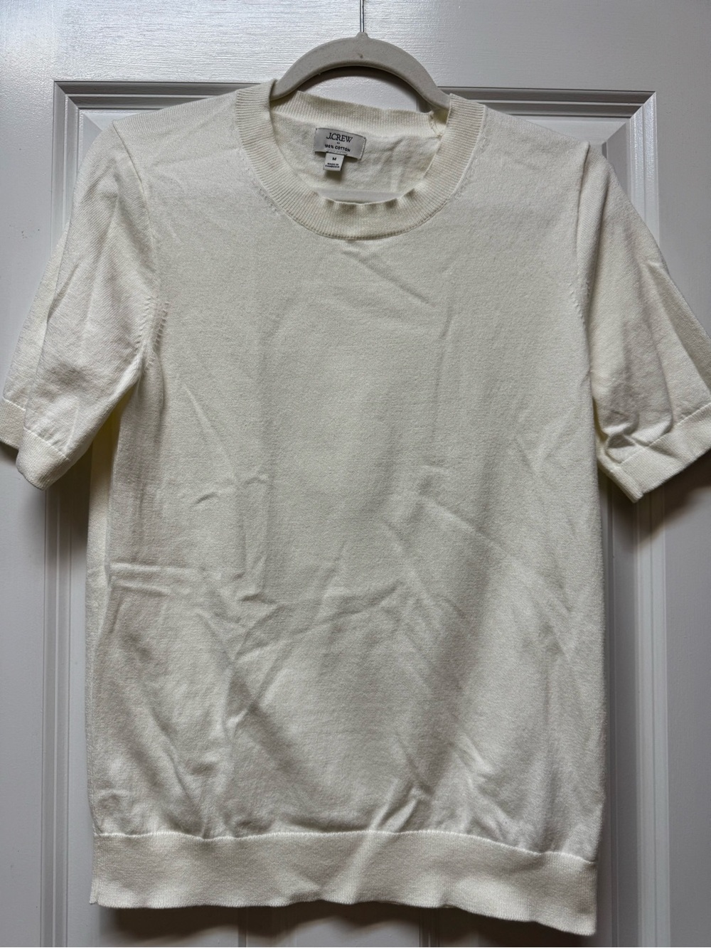 J Crew Factory crew neck short sleeve knit